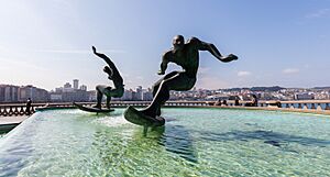 Fuente de Los Surfistas, La Coruña, España, 2015-09-24, DD 07
