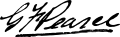 George Pearce Signature