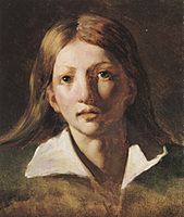 Gericault Theodore 1819-20 Portrait eines Jungen mit langem blonden Haar