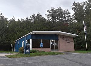 Hartwood post office in October, 2020
