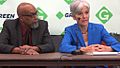 Jill Stein and Ajamu Baraka at 2016 GPNC