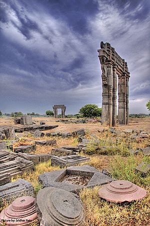 Kakatiya Kala Thoranam (Warangal Gate) and Ruins