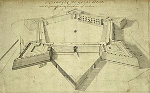 Kasteel de Goede Hoop circa 1680