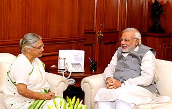 Kerala Governor Sheila Dixit meets PM Modi