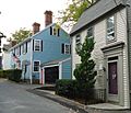 Marblehead Massachusetts street scene and buildings