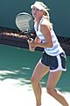Maria Sharapova practicing at Bank of the West Classic 2010-07-25 3