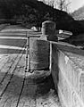 Milestone on Old 'S' Bridge, Blaine vicinity (Belmont County, Ohio)