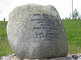 Monument in Glen Fruin marking site of clan battle - geograph.org.uk - 47901.jpg
