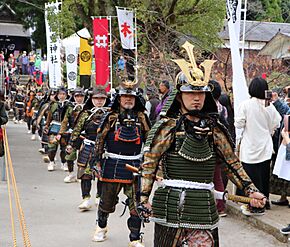 Myoenji Mairi Samurai Procession in Tokushige Shrine 001-2021
