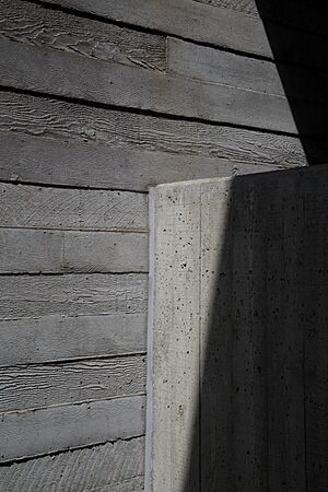 National Theatre - detail of shuttered concrete