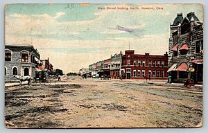 Newkirk Oklahoma main street 1907