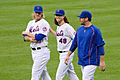Noah Syndergaard, Jacob deGrom and Matt Harvey on August 10, 2015