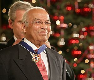 Norman Francis awarded 2006 Presidential Medal of Freedom.jpg
