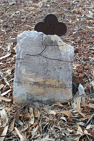 Normanton Cemetery Chinese grave (2010)