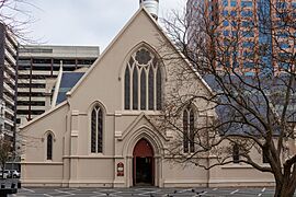 North transept entrance, St Patrick's Cathedral, Auckland