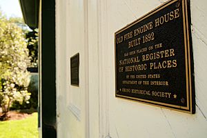 Old Fire Engine House, National Register of Historic Places Plaque