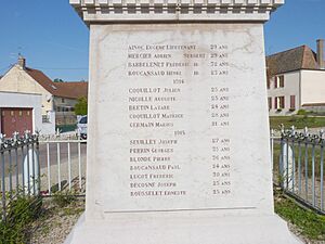 Pagny le Chateau monument morts 002b