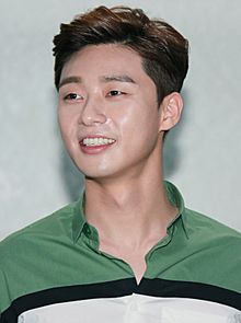 Park Seo-joon at "The Chronicles of Evil" stage greeting in Busan, 23 May 2015 01