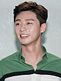 Park Seo-joon at "The Chronicles of Evil" stage greeting in Busan, 23 May 2015 01