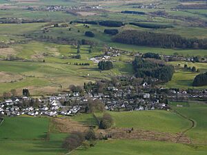 Pool of Muckhart from the top of Seamab