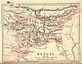 An map of Bengal in 1880 