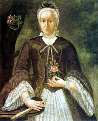 Portrait of Zsuzsanna Bossányi 18th c.