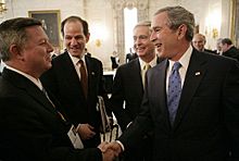 President George W. Bush Meets with the National Governors Association