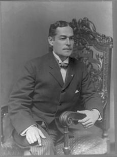 Robert Latham Owen, 1856-1947, (Sen.- D. Okla.), three-quarter length portrait, seated in chair, facing right LCCN2005691707