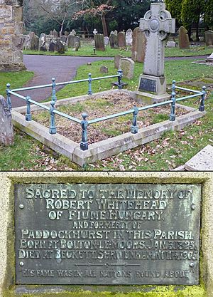 Robert Whitehead grave