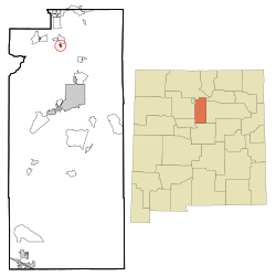 Location of Cuyamungue, New Mexico