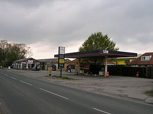 Service station on the B1228 - geograph.org.uk - 2359375