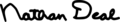 Signature of Nathan Deal