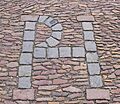 St Andrews - PH (Patrick Hamilton) at the entrance of St Salvator's Chapel