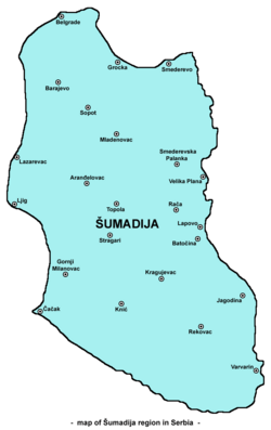 Sumadija region