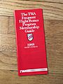 TWA Frequent Flight Bonus Program Membership Guide 1988