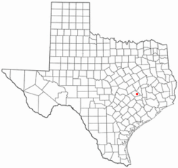 Location of Snook, Texas