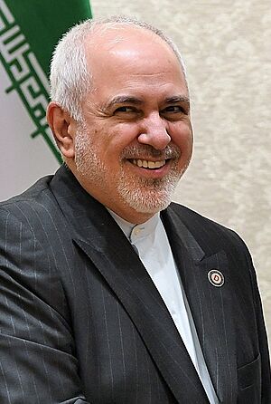 The Foreign Minister of Islamic Republic of Iran, Mr Mohammad Javad Zarif calling on the Prime Minister, Shri Narendra Modi, in New Delhi on January 15, 2020 (1) (cropped).jpg