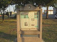 The Old San Antonio Road marker, Cotulla, TX IMG 3335