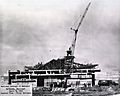 The new National Library of Medicine building under construction, ca. 1960.
