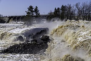 Thomson Dam flooding