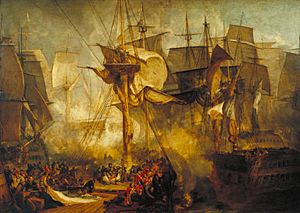 Turner, The Battle of Trafalgar (1806)