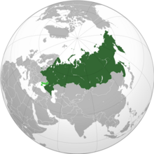 The Union State, with disputed territories in light green