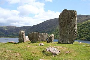 Uragh stone circle, overlooking Lough Inchiquin - geograph.org.uk - 458951