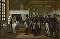 Veron-Bellecourt - Napoléon Ier visitant l'infirmerie des Invalides, 11 février 1808
