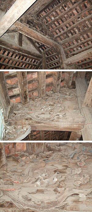 Vietnamese wooden ceiling