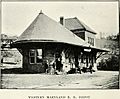 Western Maryland Railroad Depot Thomas WV ca 1906