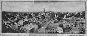 1890 Postcard of Lansing, Michigan
