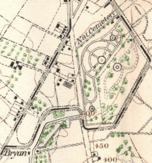 1904 Cope map - Gettysburg National Cemetery.png