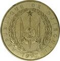 20 Djiboutian Francs in 1997 Obverse