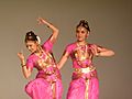 A Kuchipudi dance by two Hindu girls